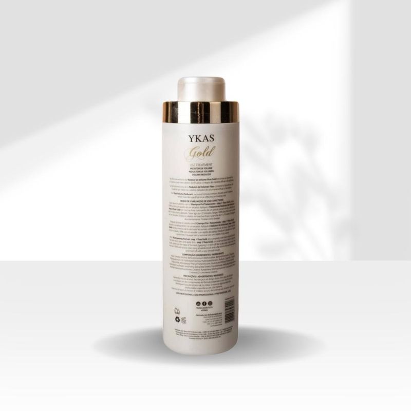 Ykas Profissional Liss Treatment Gold Step 2 - 1L