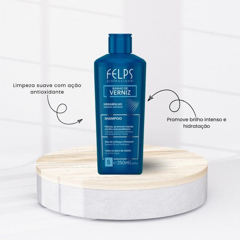 Felps Professional Banho de Verniz Shampoo - 250ml