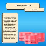 Lowell Blinda Cor Kit 3 Máscara Protetora - 240g
