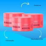 Lowell Blinda Cor Kit 3 Máscara Protetora - 240g