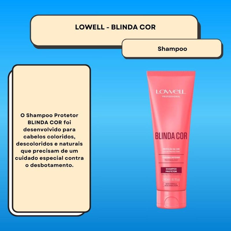 Lowell Blinda Cor Shampoo Protetor - 240ml