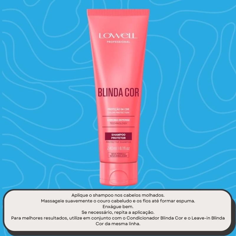 Lowell Blinda Cor Shampoo Protetor - 240ml