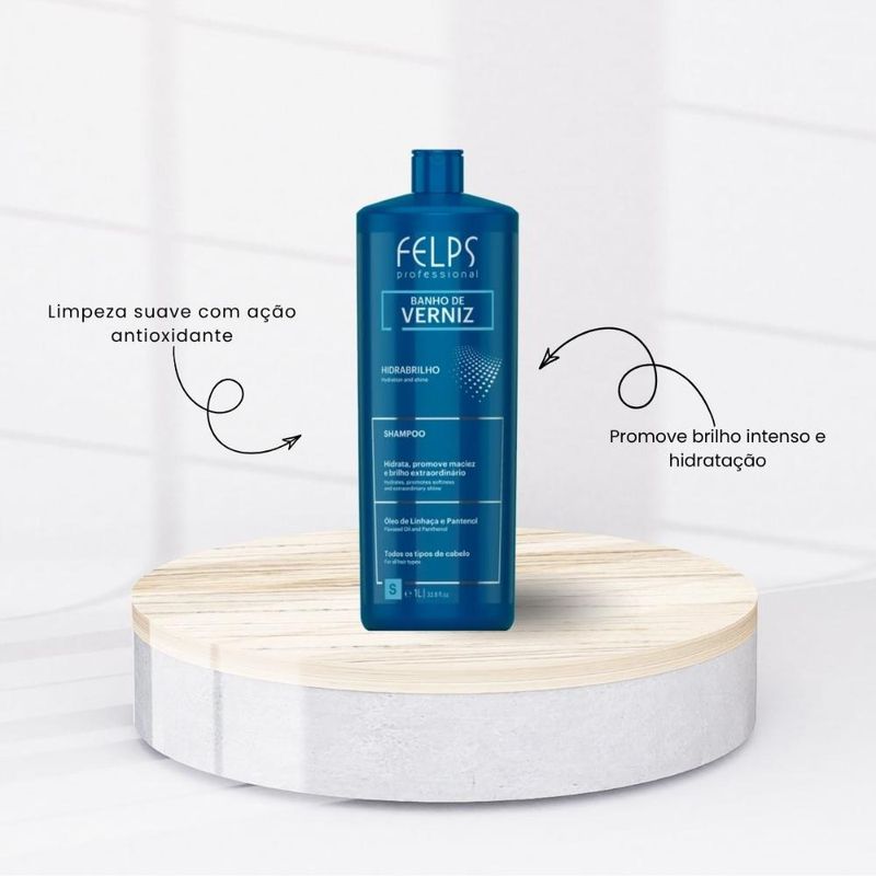 Felps Professional Banho de Verniz Shampoo - 1L