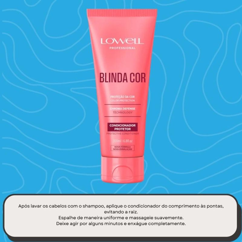 Lowell Blinda Cor Condicionador Protetor - 200ml