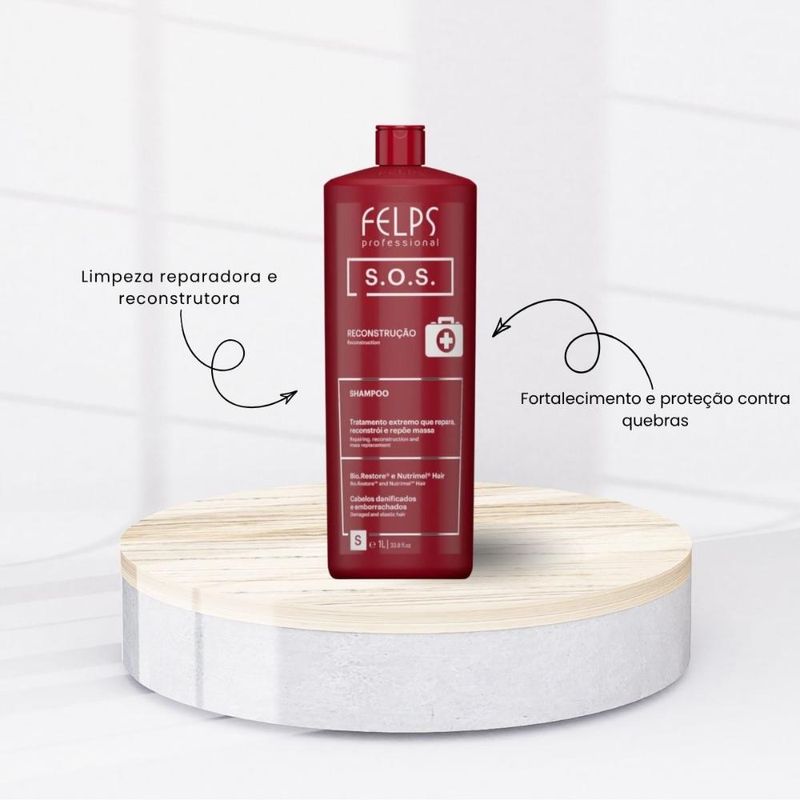 Felps Professional SOS Reconstrução Shampoo - 1L