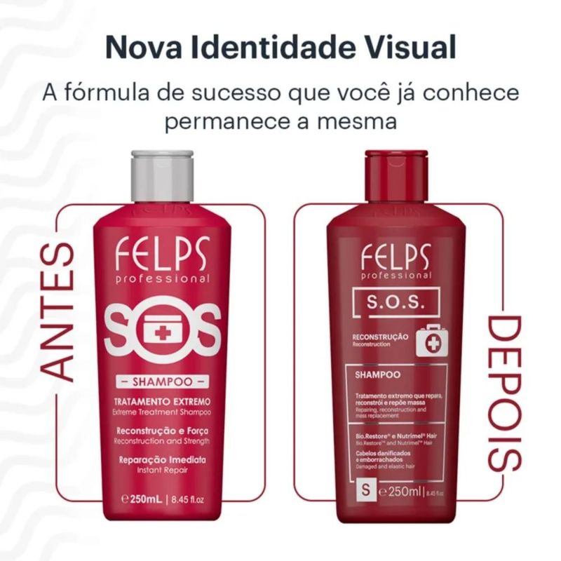 Felps Professional SOS Reconstrução Shampoo - 250ml