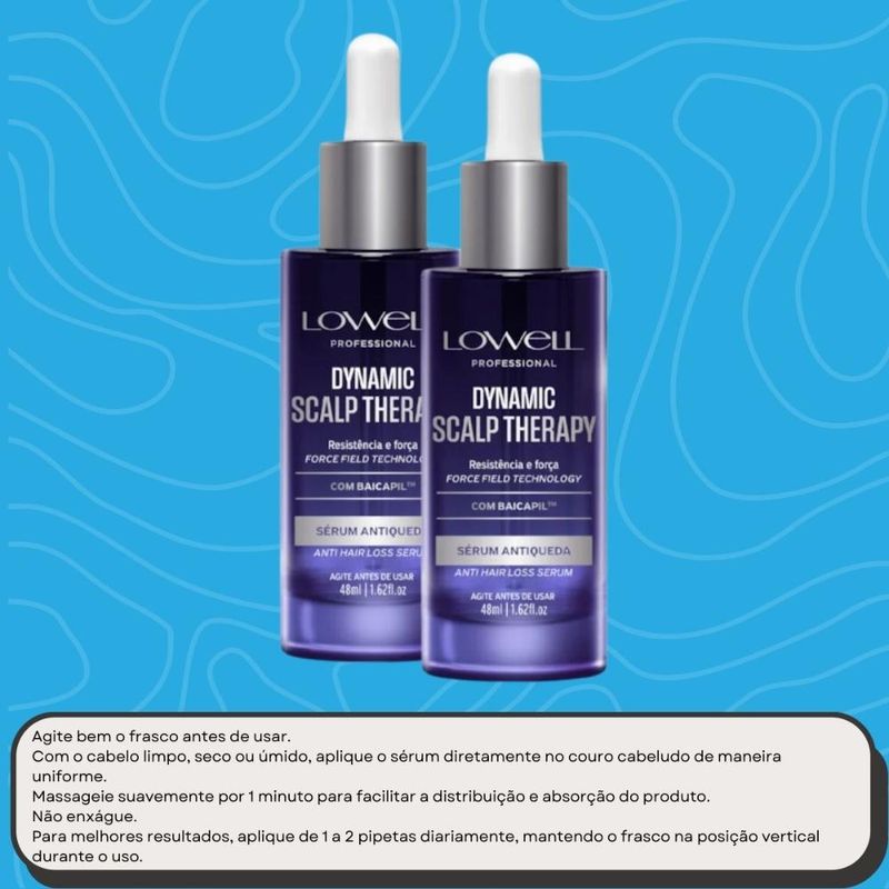 Lowell Dynamic Kit 2 Sérum Antiqueda - 48ml