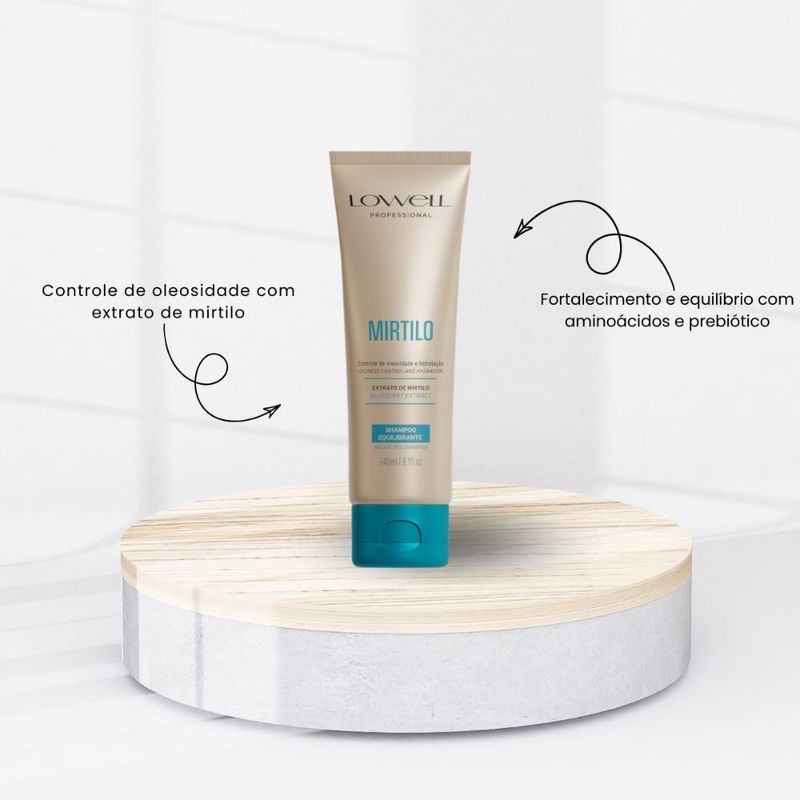 Lowell Professional Mirtilo Equilibrante Shampoo - 240ml