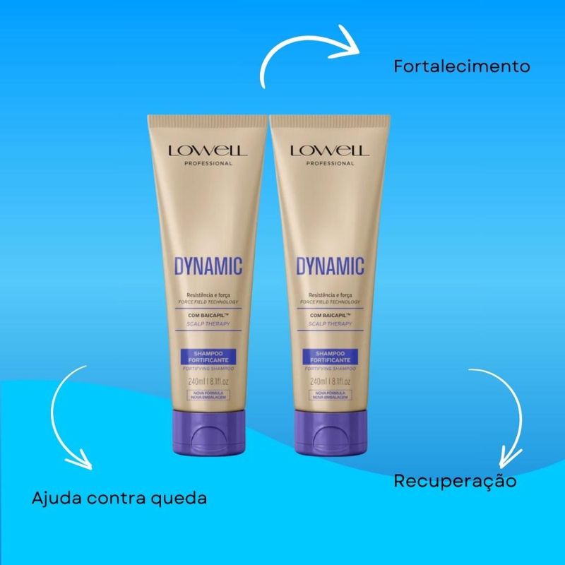 Lowell Dynamic Kit 2 Shampoo Fortificante - 240ml