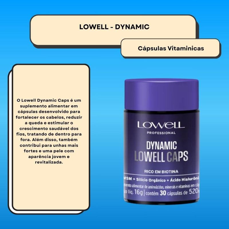 Lowell Dynamic Suplemento - 30 Cápsulas