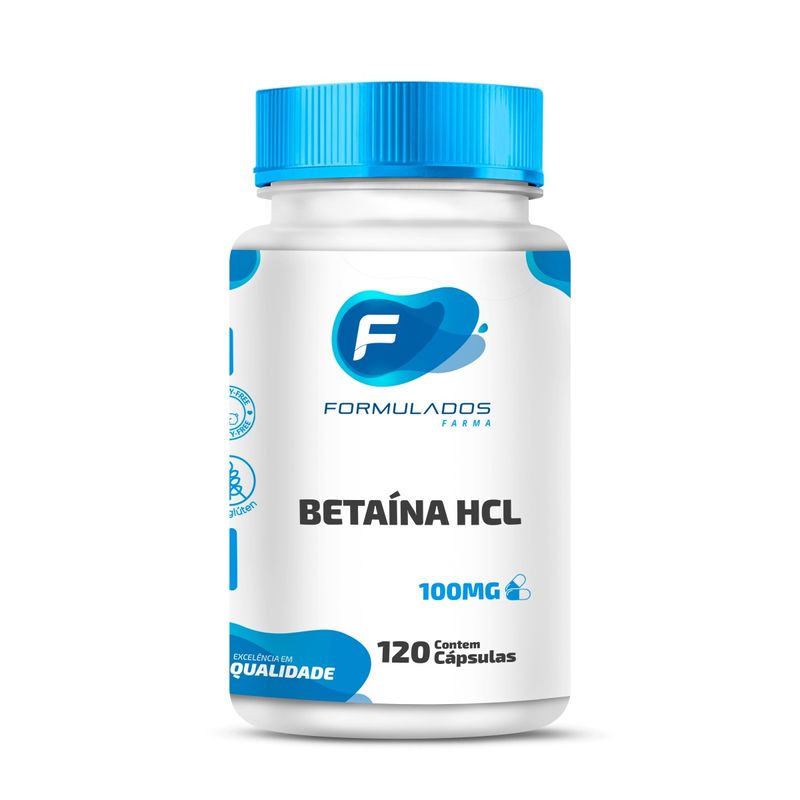 Betaína 100mg - 120 Cápsulas