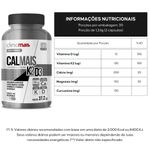 Clinicmais - Calmais (Vitamina D3+K2, Cálcio, Magnésio e Cúrcuma) - 60 Cápsulas