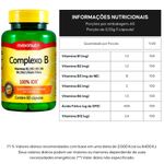 KIT 3X Vitaminas do Complexo B - 100% IDR - 60 cápsulas - Maxinutri