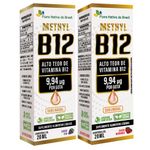 KIT Vitamina B12 Sublingual - Metilcobalamina UVA e Morango - Flora Nativa