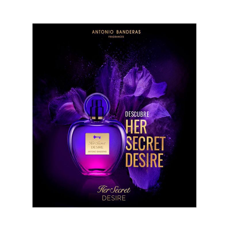 Banderas Her Secret Desire Eau de Toilette - Perfume Feminino 80ml