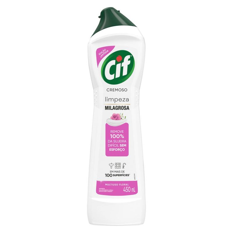 Saponáceo Cremoso Multiuso Cif - Floral Squeeze 450ml