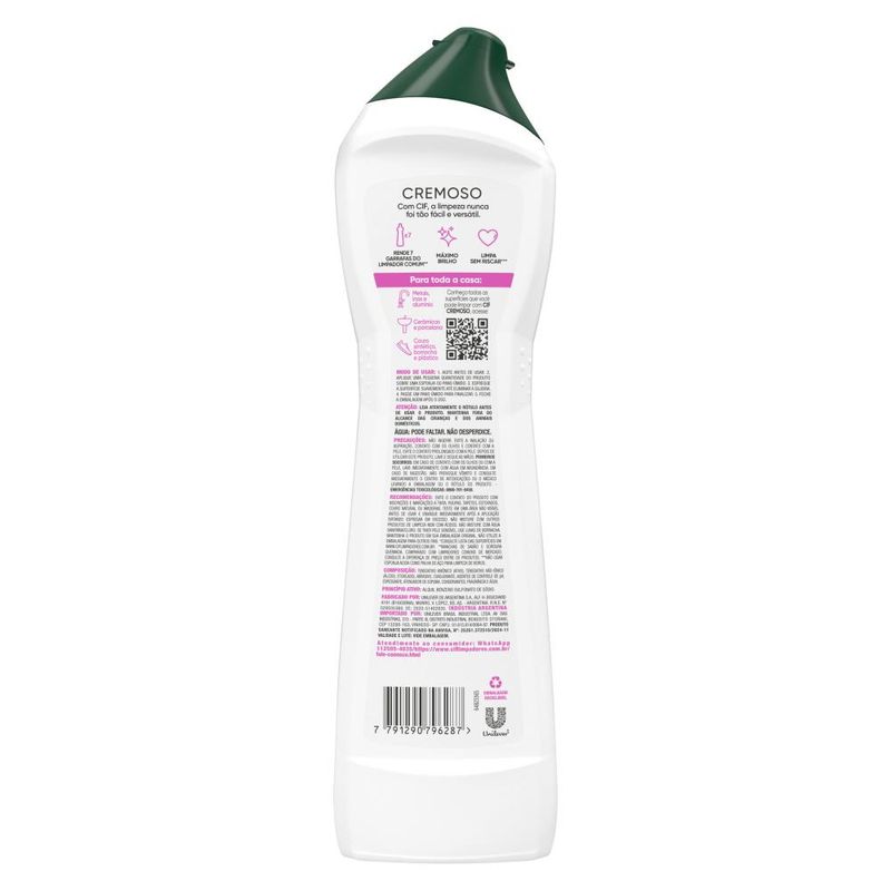 Saponáceo Cremoso Multiuso Cif - Floral Squeeze 450ml