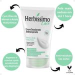 Desodorante Creme Herbíssimo Monoi e Ácido Hialurônico - 55g