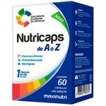 Nutricaps A-Z Polivitamínico - Maxinutri - 60 Cápsulas