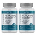 KIT 2X Hemovital Multivitamínico - 60 Comprimidos - Lauton