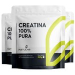 KIT 3X Creatina 100% Pura 250g - Natulha