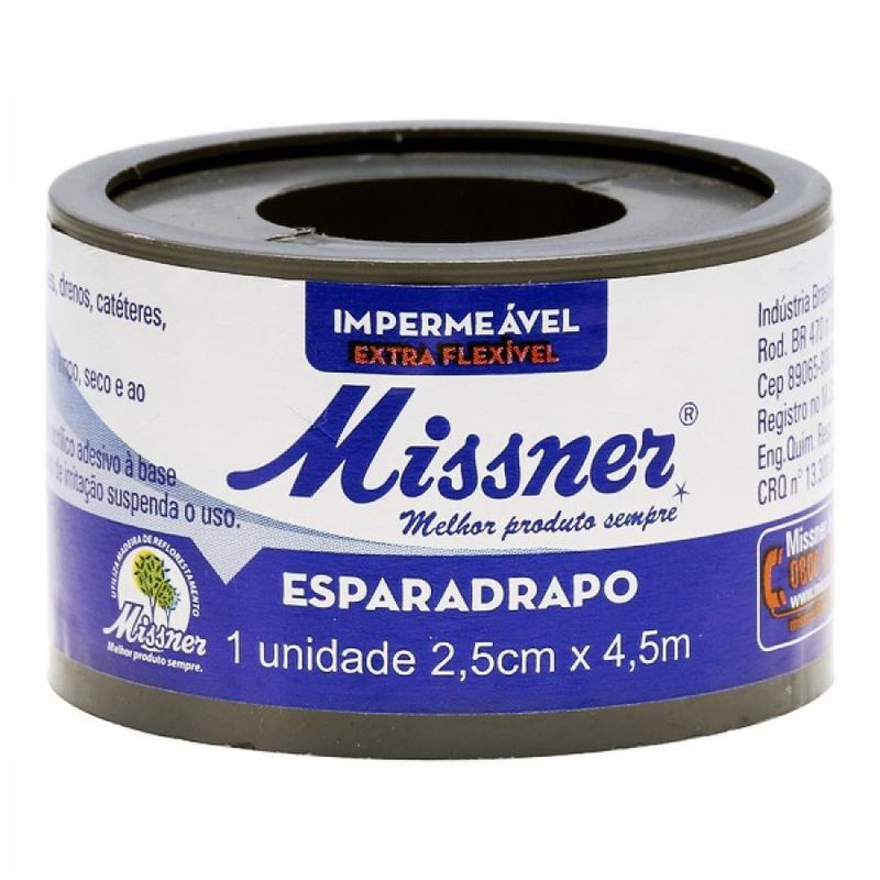 Esparadrapo Missner 2,5cm x 4,5m