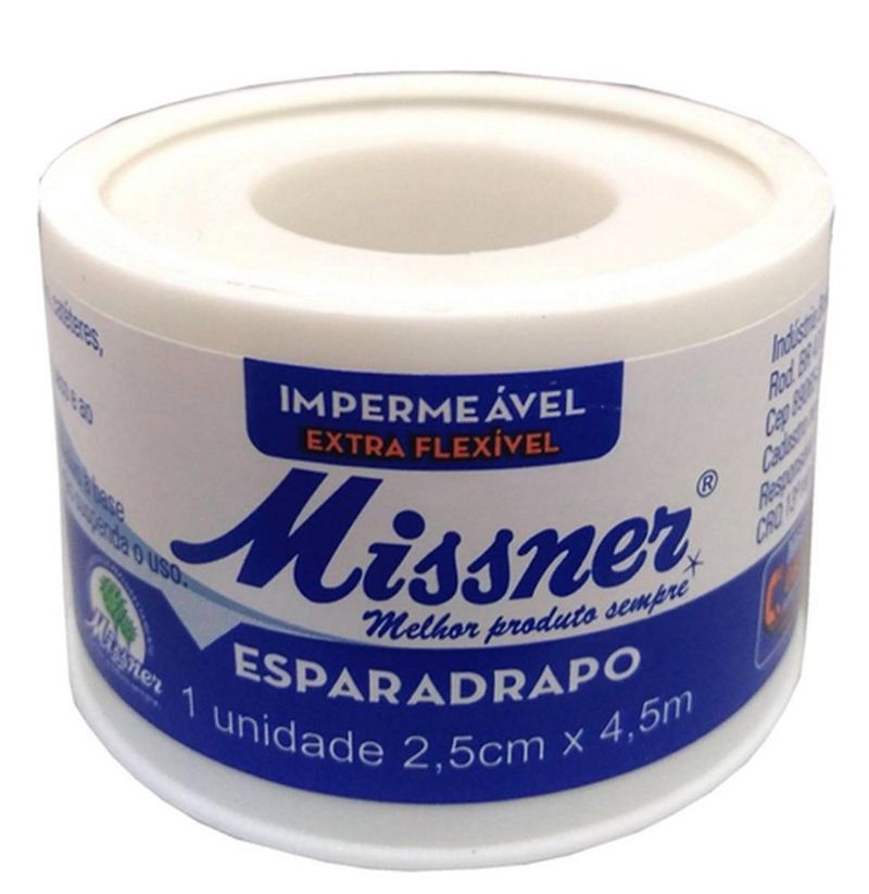 Esparadrapo Missner 2,5cm x 4,5m
