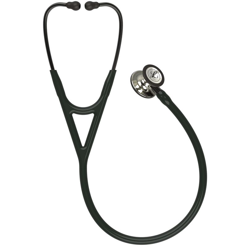Estetoscópio Littmann Cardiology IV 3M - Preto e Champagne - 6179