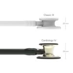 Estetoscópio Littmann Cardiology IV 3M - Preto e Champagne - 6179
