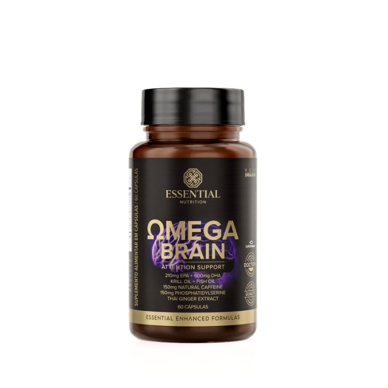 Ômega Brain - Essential Nutrition 60 cápsulas
