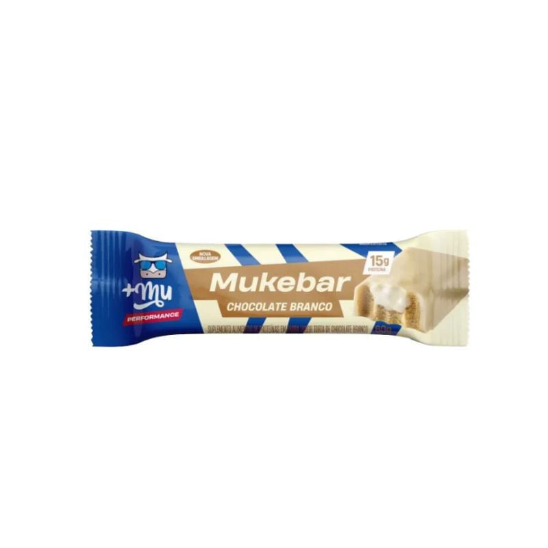 Mukebar Chocolate Branco Mais MU - 60g