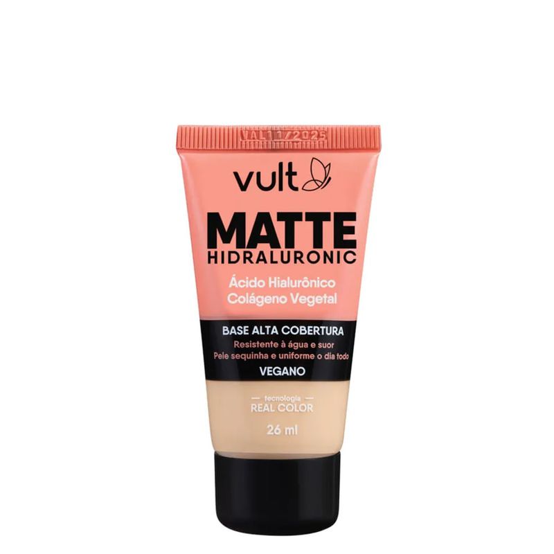 Vult - Base Líquida Hidraluronic Matte - V200 - 26ml