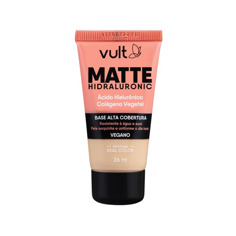 Vult - Base Líquida Hidraluronic Matte - V200 - 26ml