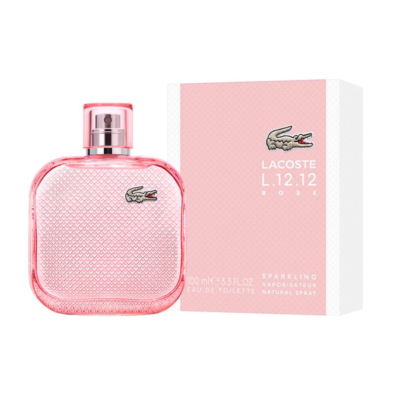 Perfume Lacoste - Rose Sparkling L1212 Feminino - Eau de Toilette 100ml
