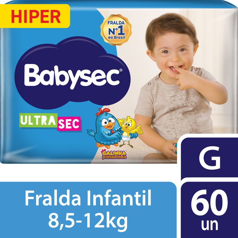 7896061996610 - Fralda Babysec Ultra Hiper G - HERO