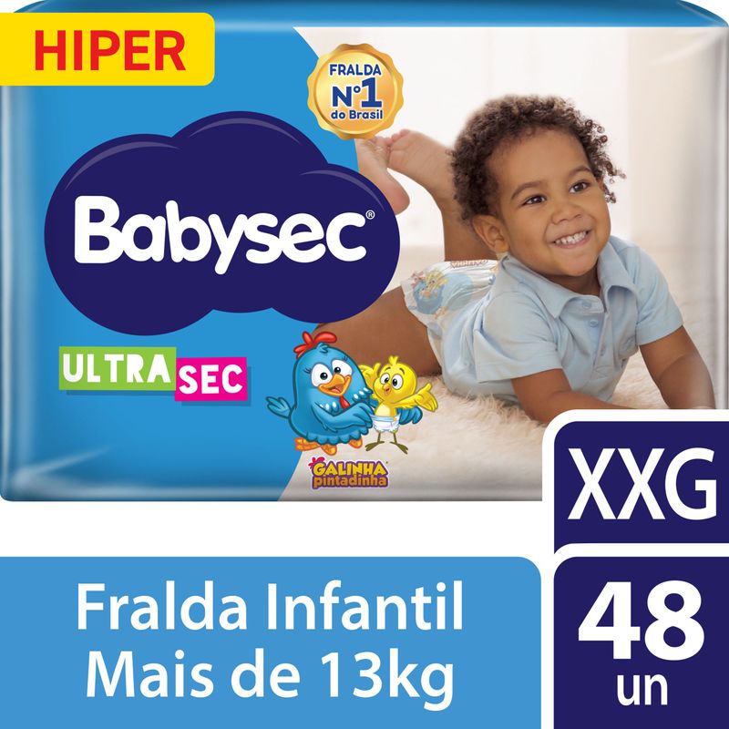 7896061996832 - Fralda Babysec Ultra Hiper XXG 2x48 - HERO