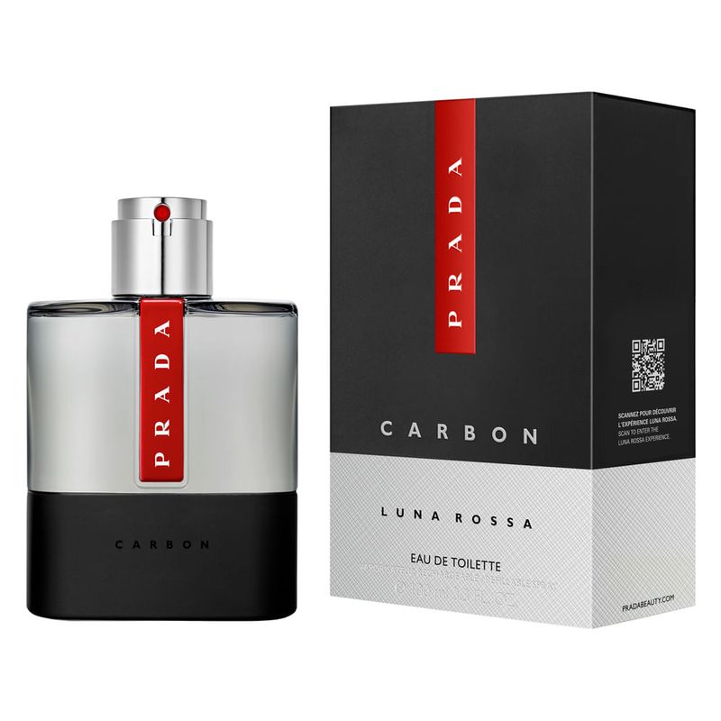 Perfume Prada Luna Rossa Carbon Masculino - Eau de Toilette - 100ml