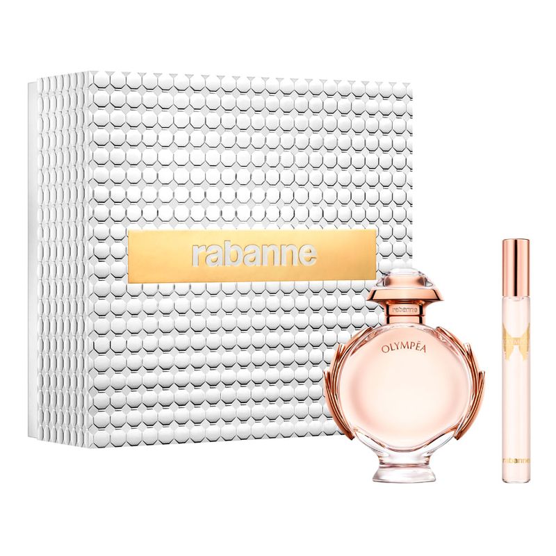 Kit Perfume Rabanne Olympéa Feminino - Eau de Parfum - 50ml + Miniatura - 10ml
