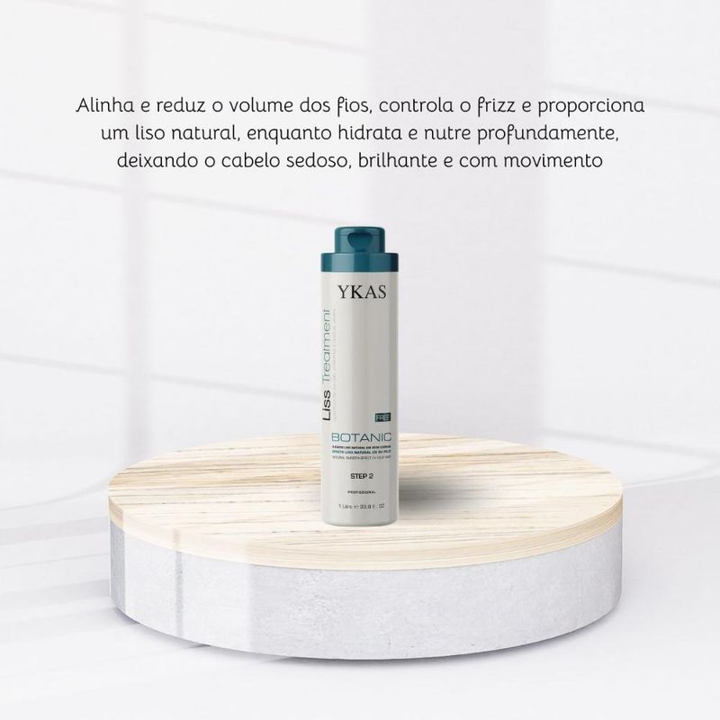 Ykas Liss Treatment Botanic Step 2 Efeito Liso 1L