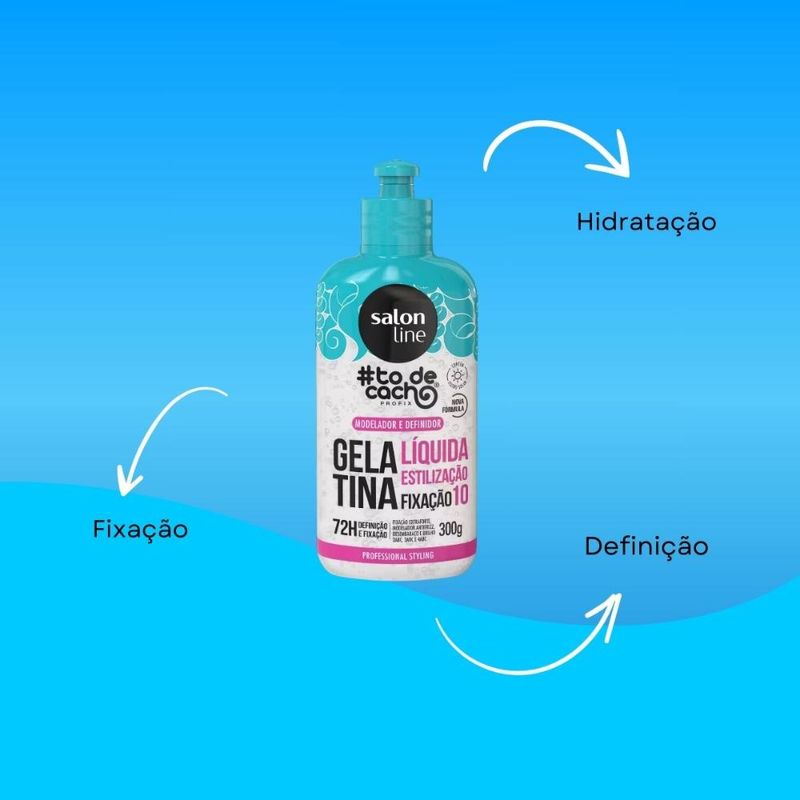 Salon Line #todecacho Gelatina Líquida Estilização 300g