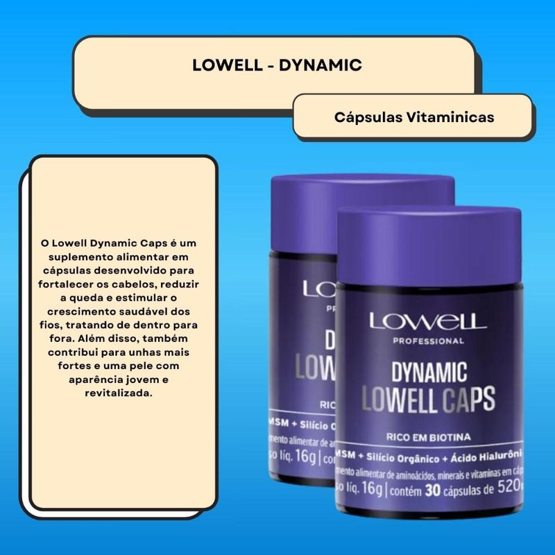 Lowell Dynamic Kit 2 Suplemento 30 Cápsulas