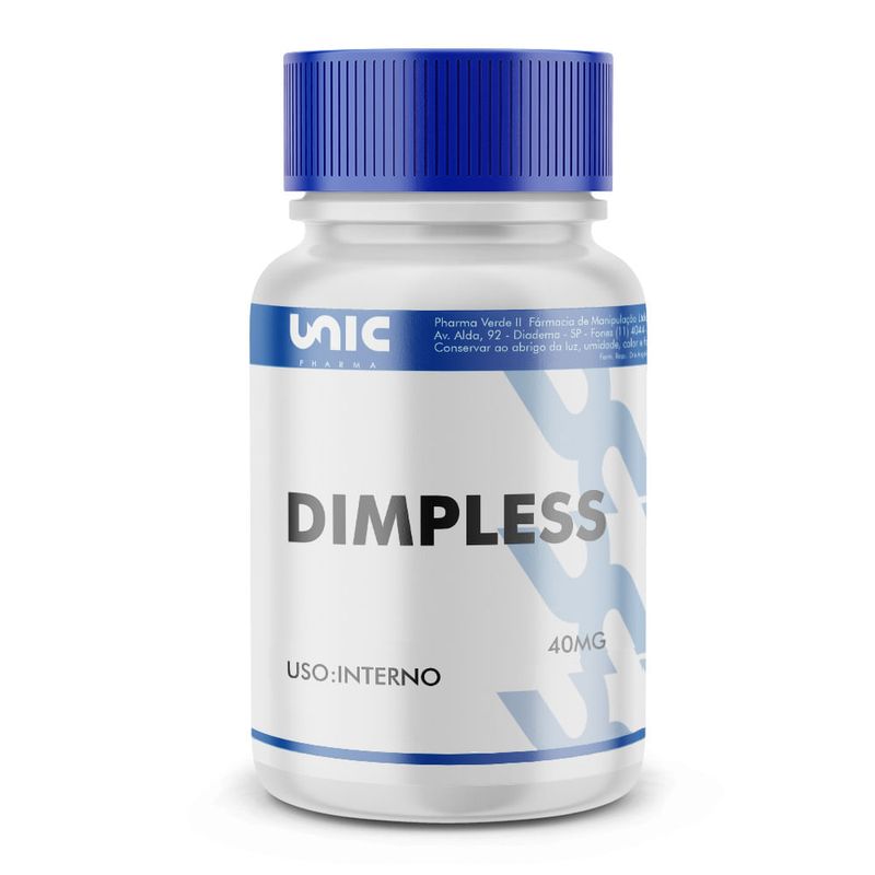 Dimpless - 40mg com selo de autenticidade - Unicpharma - 30 Cápsulas