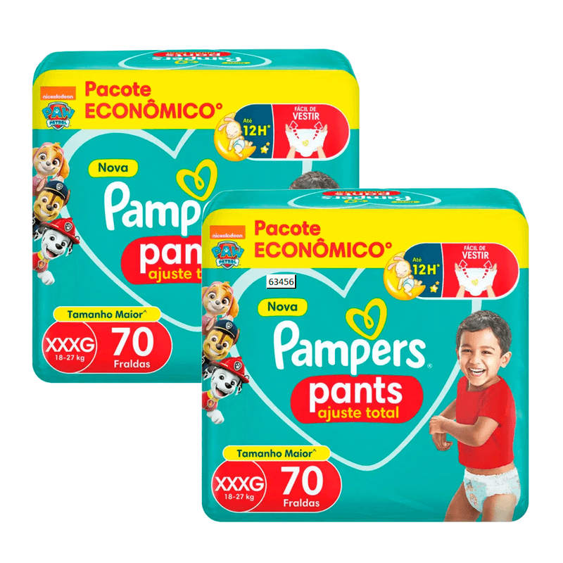 Kit-Fralda-Pampers-Pants-Ajuste-Total-XXXG-70-Unidades