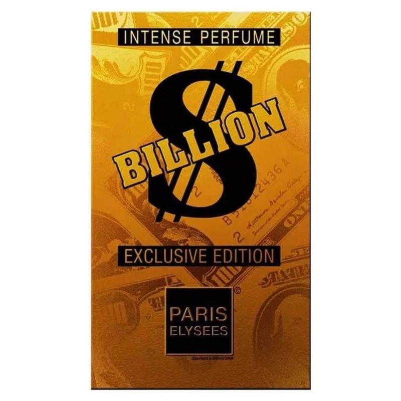 Paris Elysees - Billion $ Exclusive Edition Eau de Toilette - Perfume Masculino 100ml