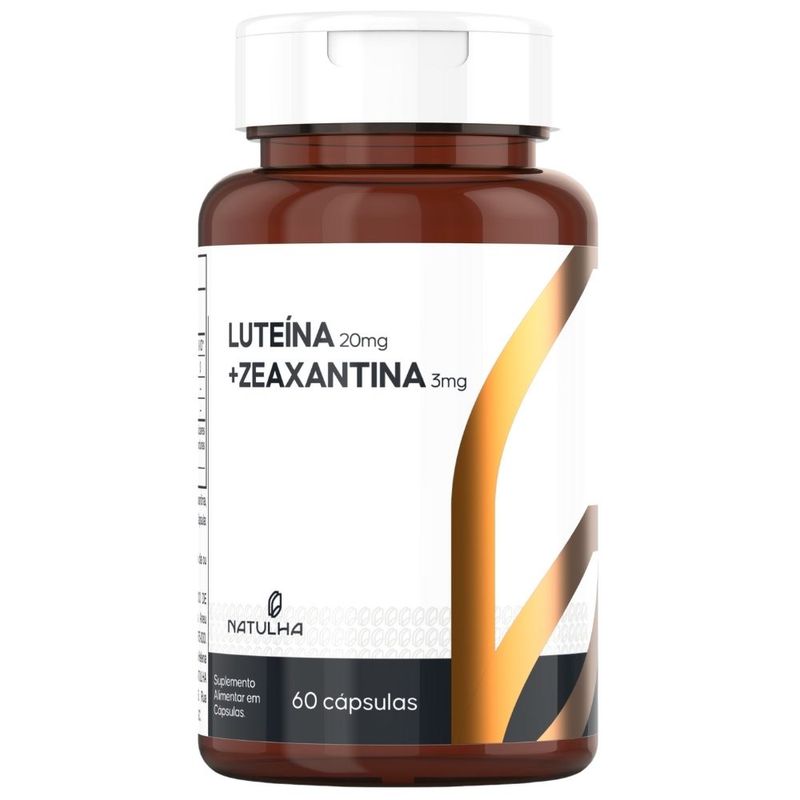 Luteína + Zeaxantina - 60 Cápsulas - Natulha