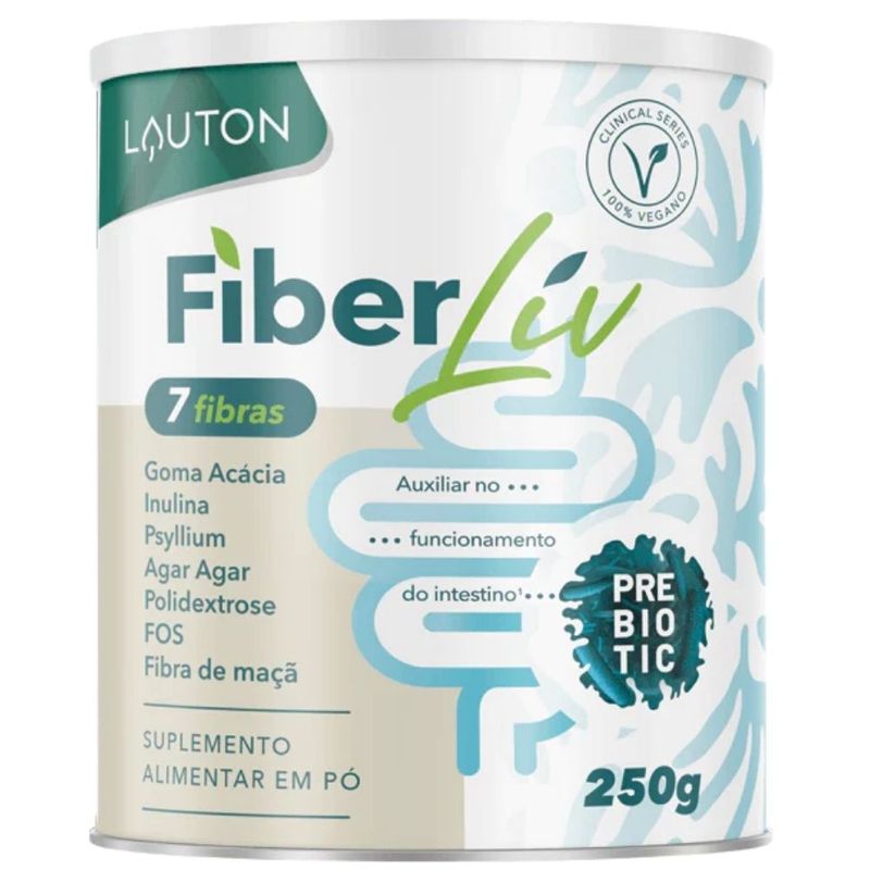 Fiberliv Prebiótico 7 Fibras - 250g - Lauton