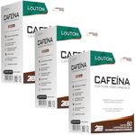 Kit 3x Cafeína 400mg - 60 Comprimidos - Lauton