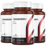 Kit 3x Cranberry com Zinco e Selênio - 60 Cápsulas - Natulha