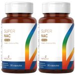 Kit 2x Super NAC Acetilcisteína HCL 600mg - 30 Cápsulas - Natulha