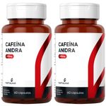 Kit 2x Cafeína Anidra Pura - 60 Cápsulas - Natulha